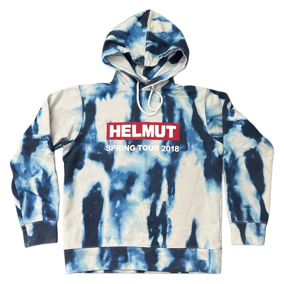 Helmut Lang Blue Tie-Dye Women's Sweater - Picture 1 of 2